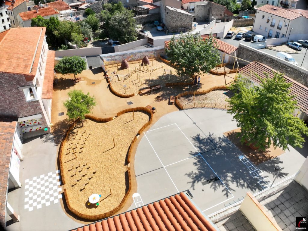 Maîtrise d’oeuvre pour la désimperméabilisation et la renaturation de l’école Jean Clerc / Prades (66)